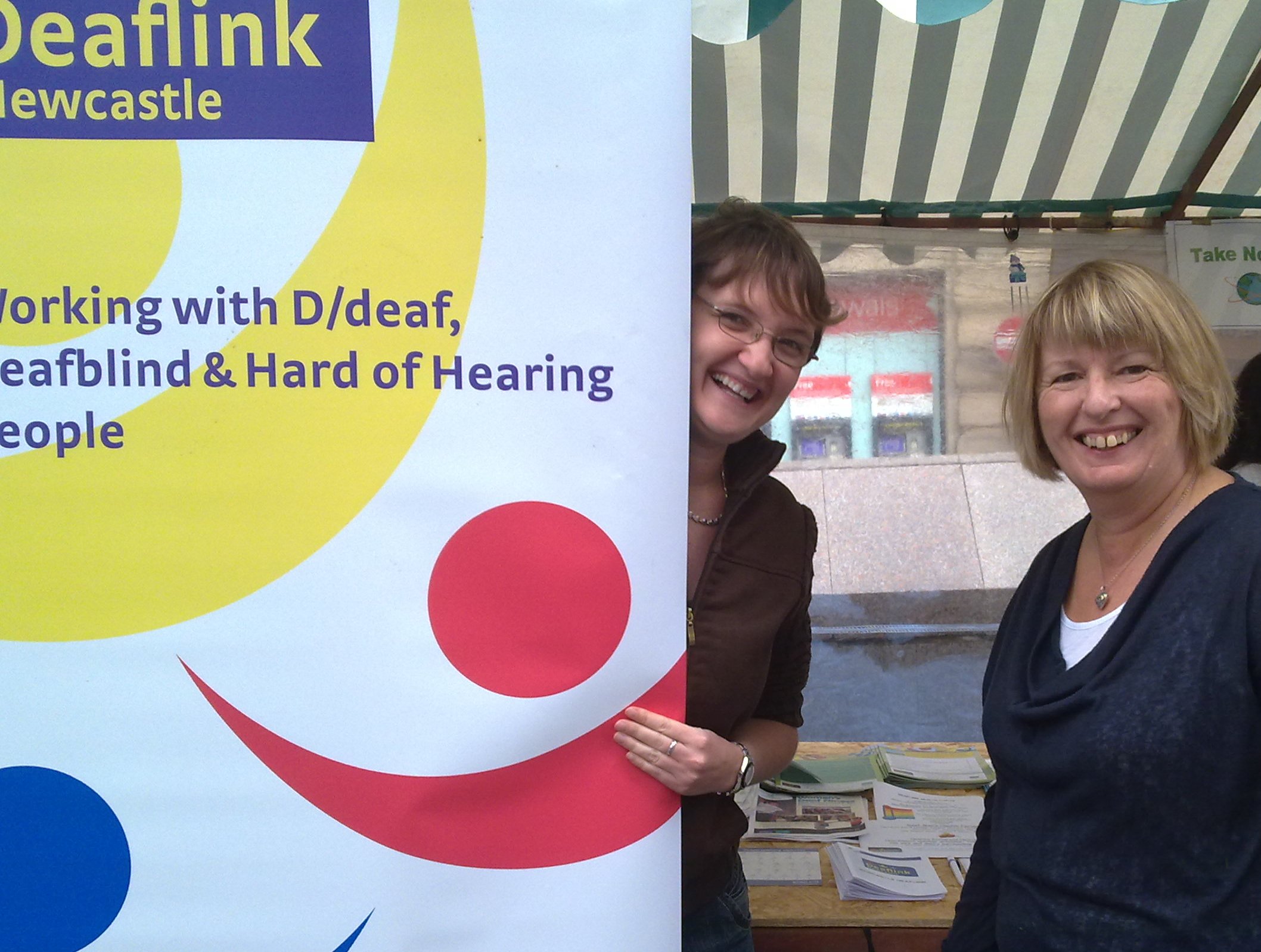 The old staff team - Rhona and Katie